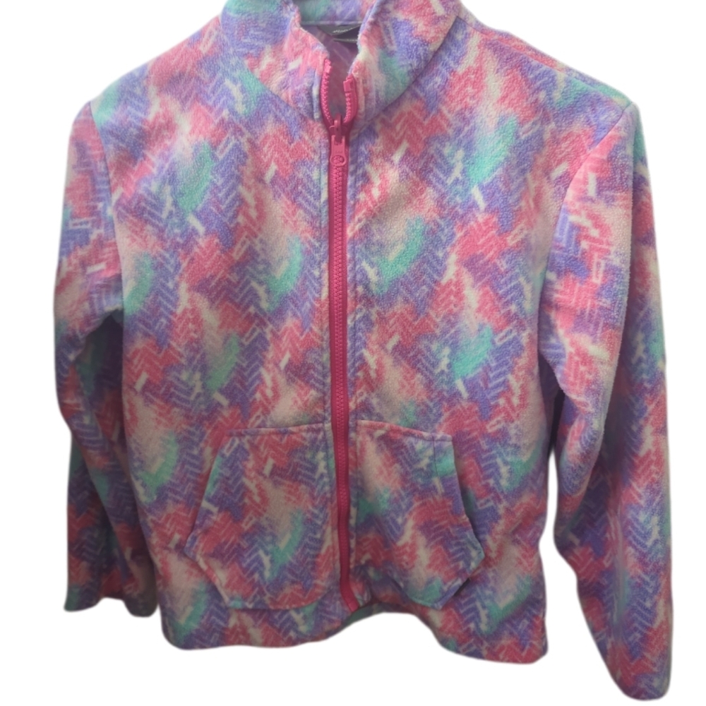 Eddie Bauer Kids' Pink and Purple Fleece Jacket